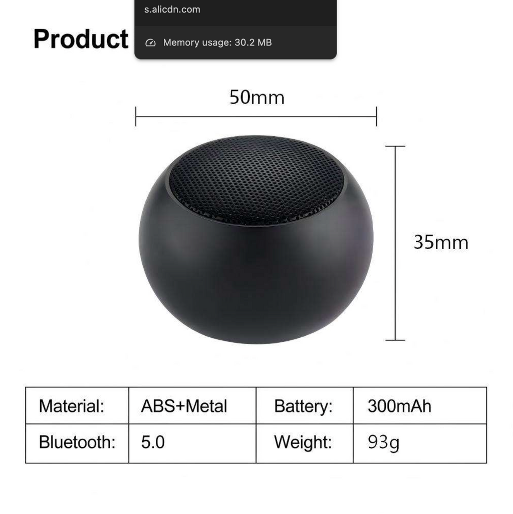 Mini Portable Bluetooth Speaker