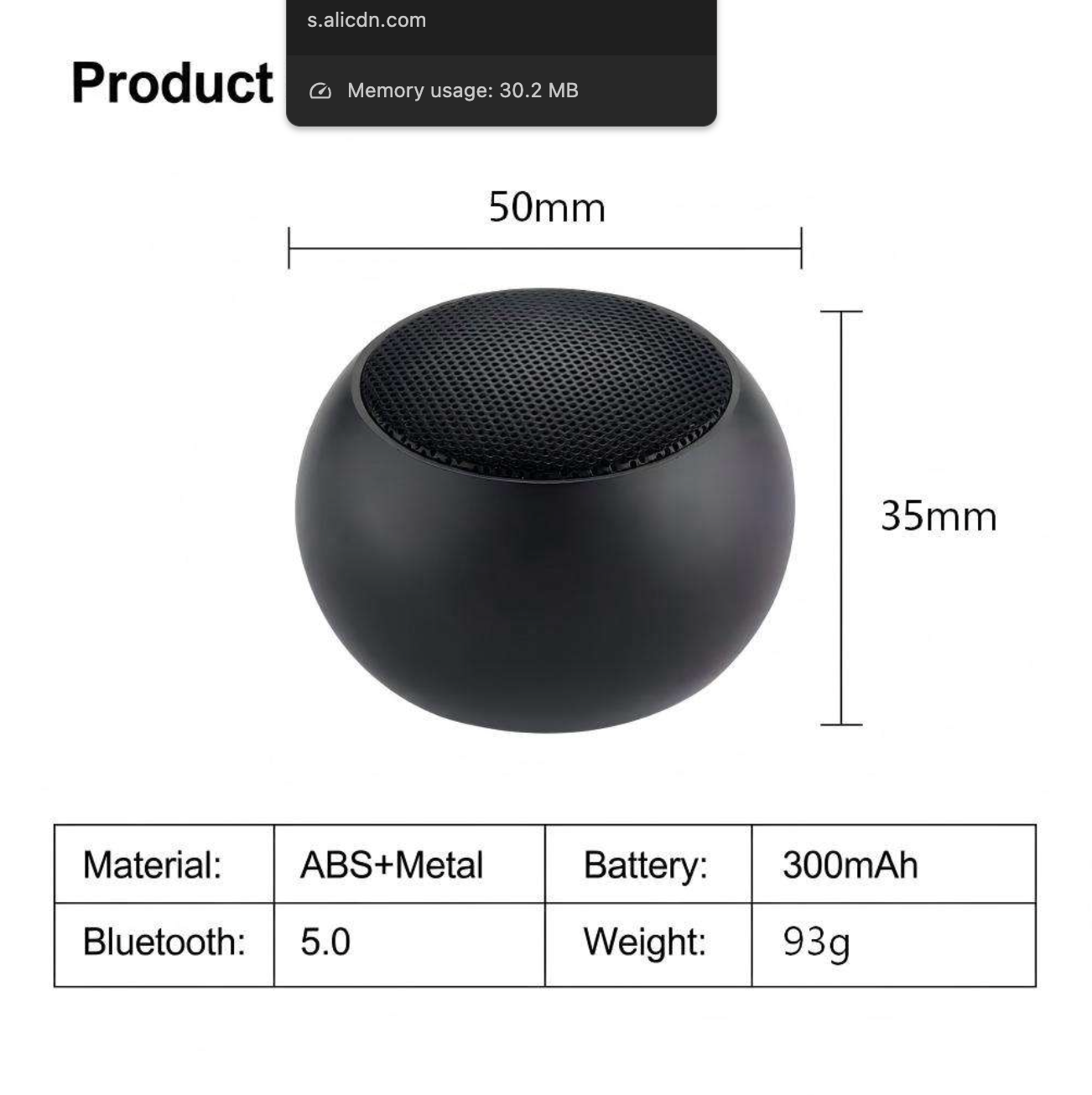 Mini Portable Bluetooth Speaker