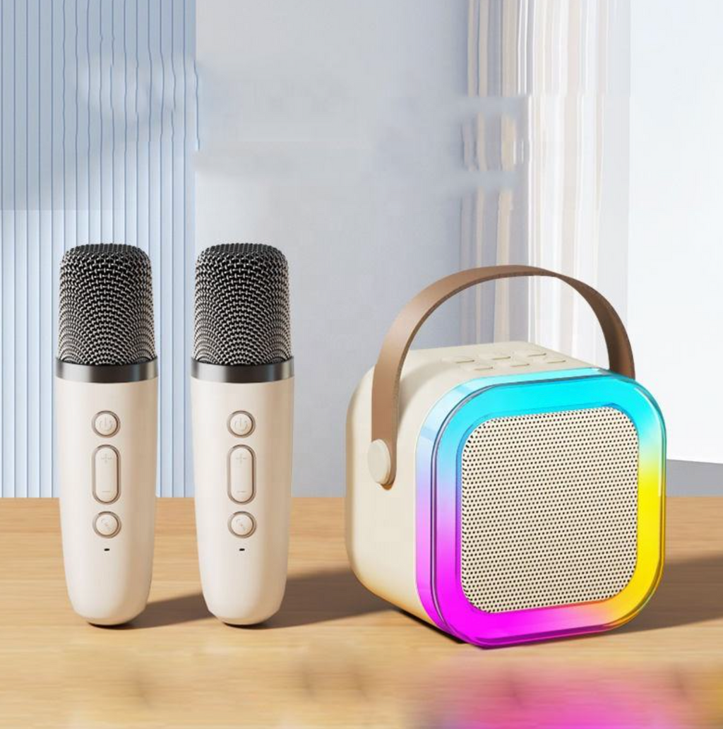 Mini Portable Karaoke Machine with Wireless Microphone