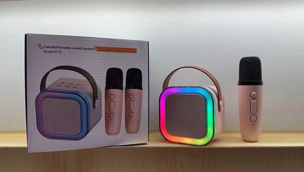 Mini Portable Karaoke Machine with Wireless Microphone